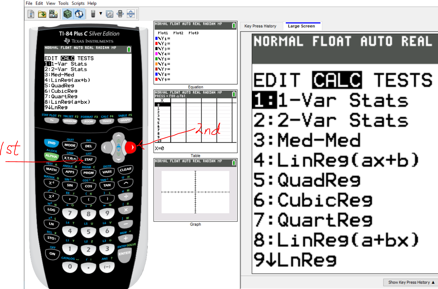 Exponential Model - TI84Plus - 6