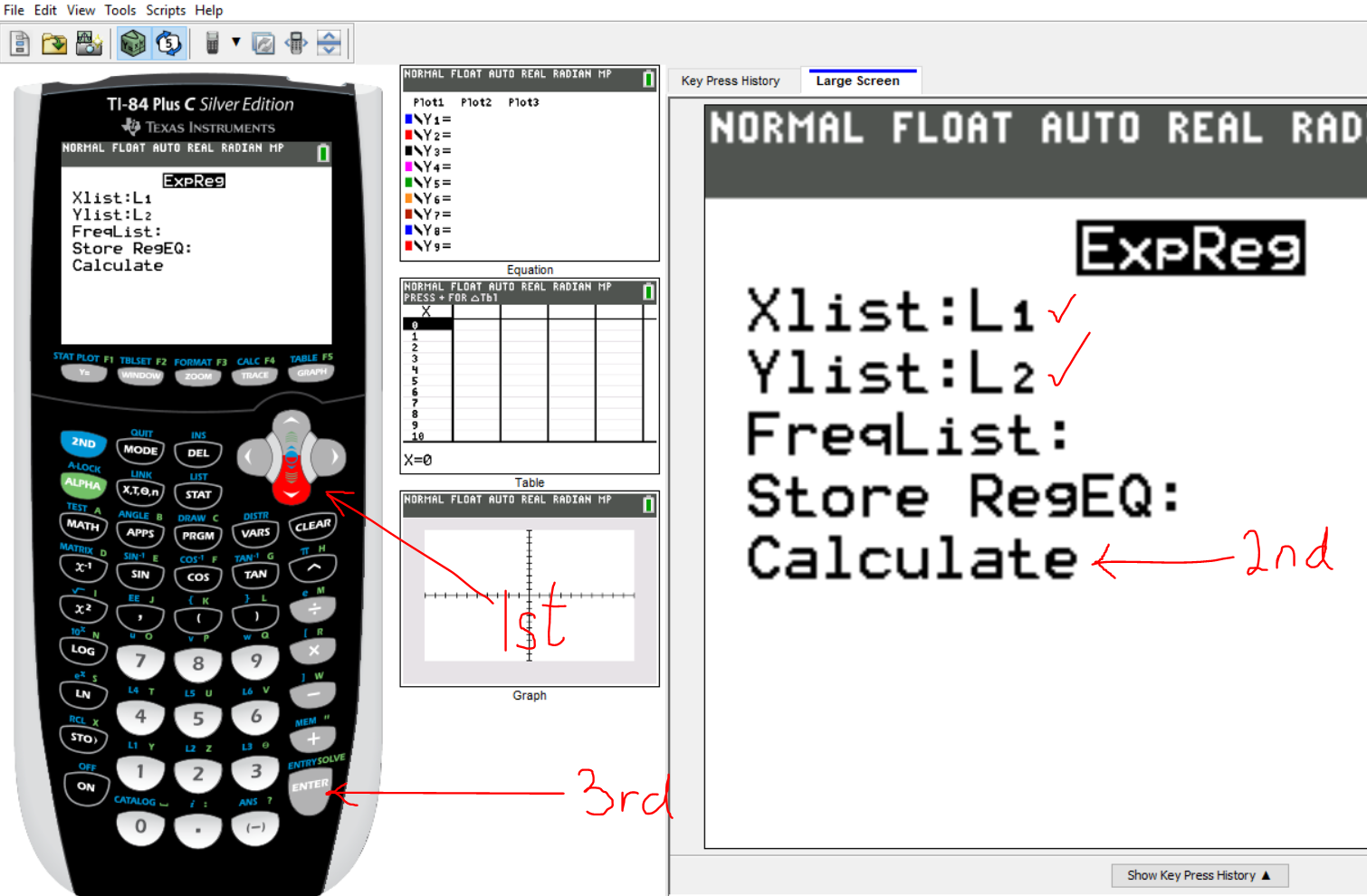 Exponential Model - TI84Plus - 8