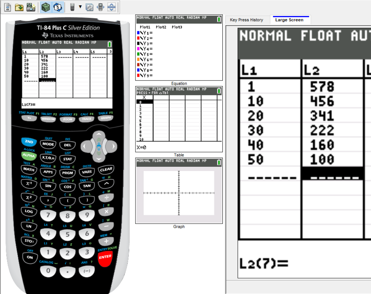 Logarithmic Model - TI84Plus - 5